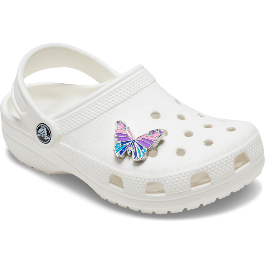 Crocs Outlet | Multi Purple Butterfly Jibbitz Shoe Charm
