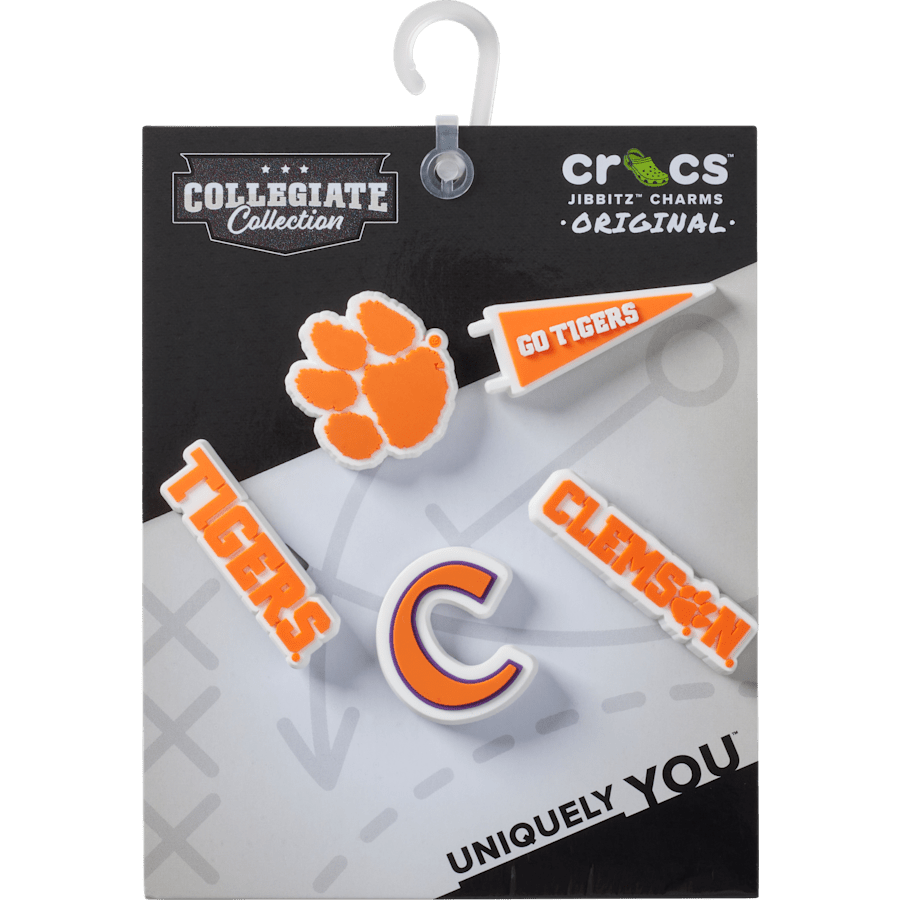 Crocs On sale | Clemson Univ 5 Pack Jibbitz™ charms