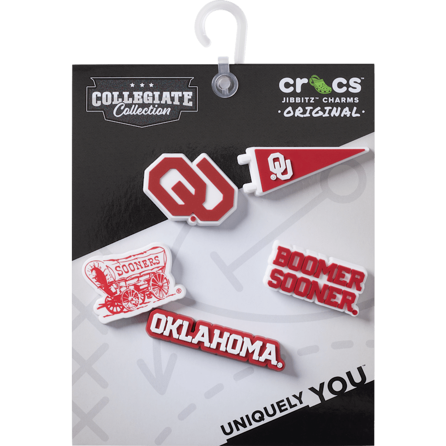 Crocs New | Univ of Oklahoma 5 Pack Jibbitz™ charms