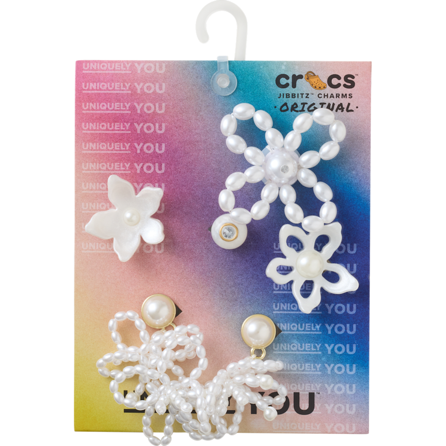 Crocs Sale | White Pearl Beaded 5 Pack Jibbitz™ charms