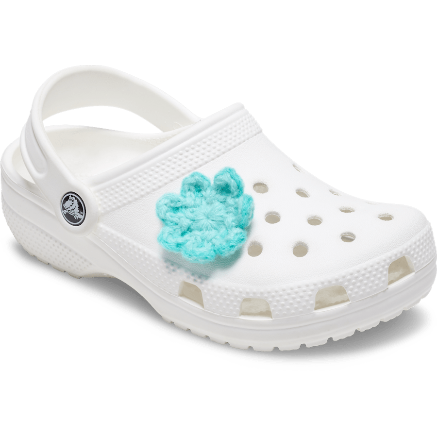 Crocs - Crochet Blue Flower Jibbitz™ charms Women|Men