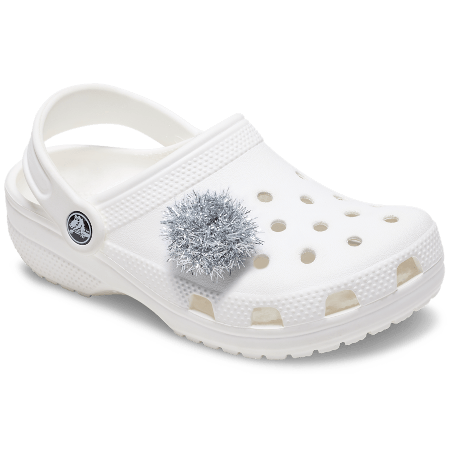 Crocs Online | Silver Tinsel Pom Jibbitz™ charms
