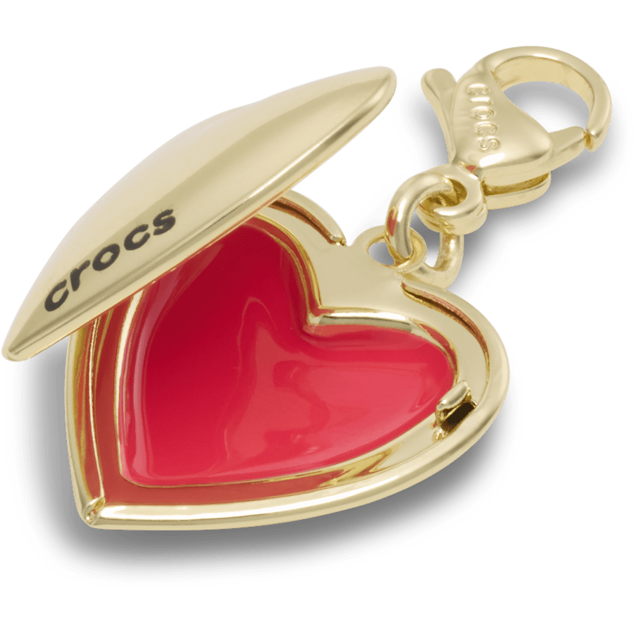 Crocs | Gold Locket Charm Jibbitz charm
