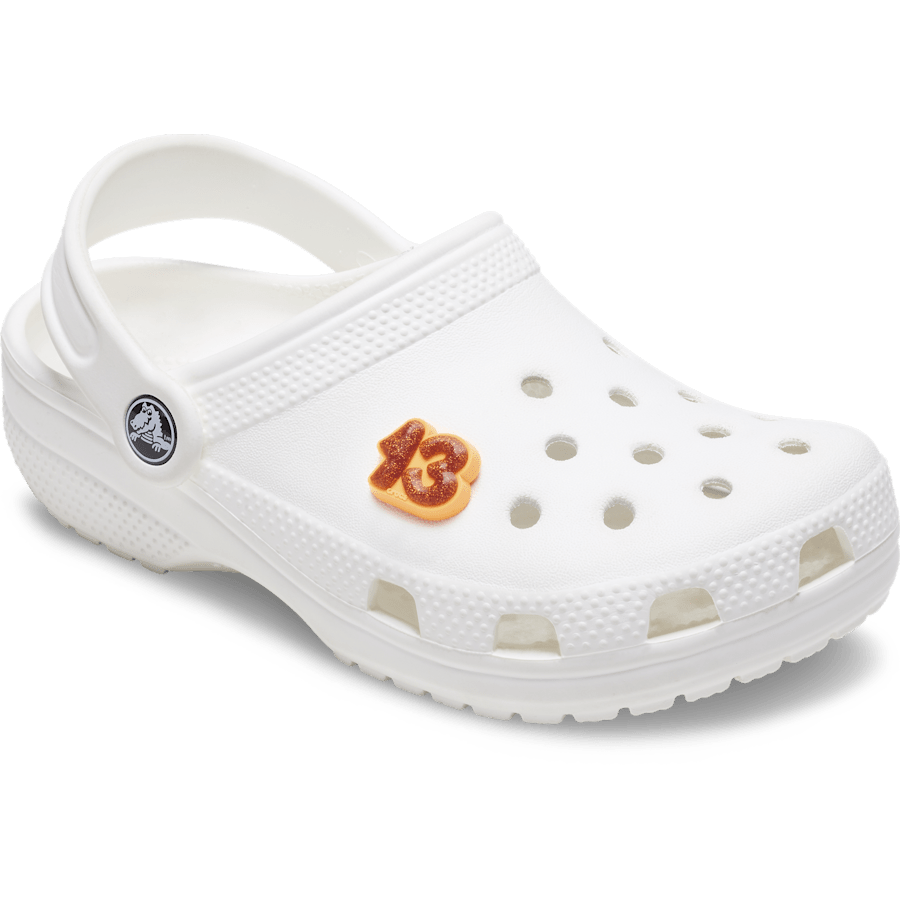 Crocs | Orange Sparkly Number 13 Jibbitz™ charms