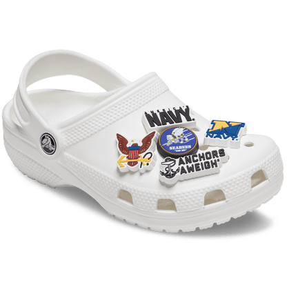 Crocs - Armed Forces US Navy 5Pck Jibbitz Shoe Charm Women|Men|Kids|Jibbitz™ Charms