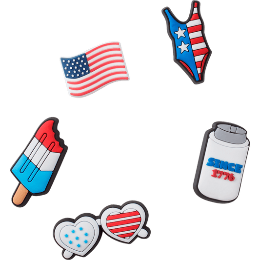 Crocs | USA 5 Pack Jibbitz Shoe Charm