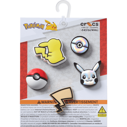 Crocs - Elevated Pokemon 5 Pack Jibbitz Shoe Charm Women|Men|Kids|Jibbitz™ Charms