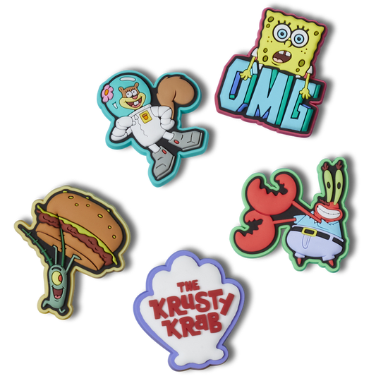 Crocs Outlet | SpongeBob 5 Pack Jibbitz™ charms