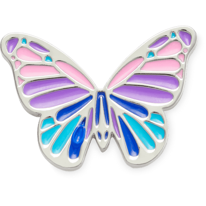 Crocs - Multi Purple Butterfly Jibbitz Shoe Charm Women|Men|Jibbitz™ Charms