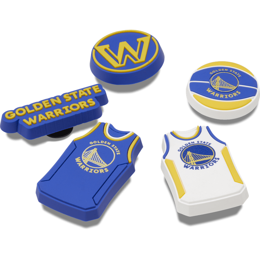 Crocs Discount | NBA Golden State Warriors 5 Pack Jibbitz™ charms