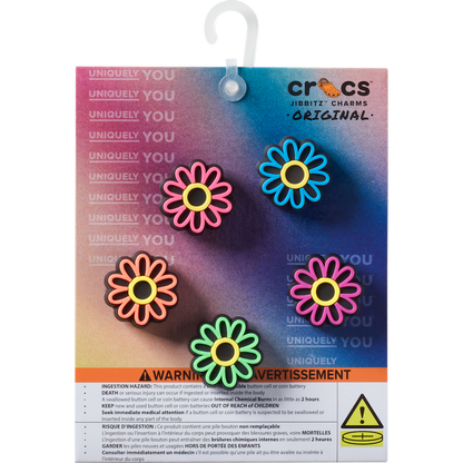 Crocs - Lights Up Daisy 5 Pack Jibbitz Shoe Charm Women|Men|Jibbitz™ Charms