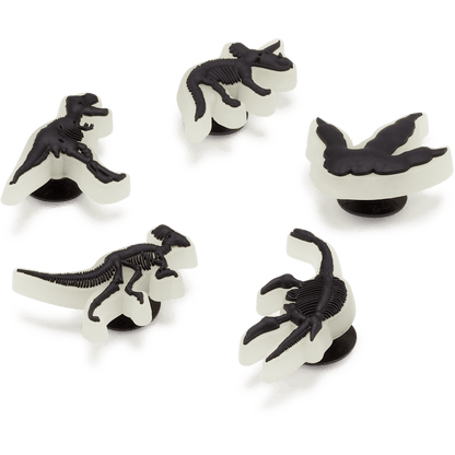 Crocs - Glow In The Dark Dino 5 Pack Jibbitz Shoe Charm Women|Men|Jibbitz™ Charms