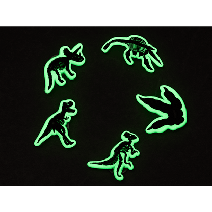 Crocs - Glow In The Dark Dino 5 Pack Jibbitz Shoe Charm Women|Men|Jibbitz™ Charms