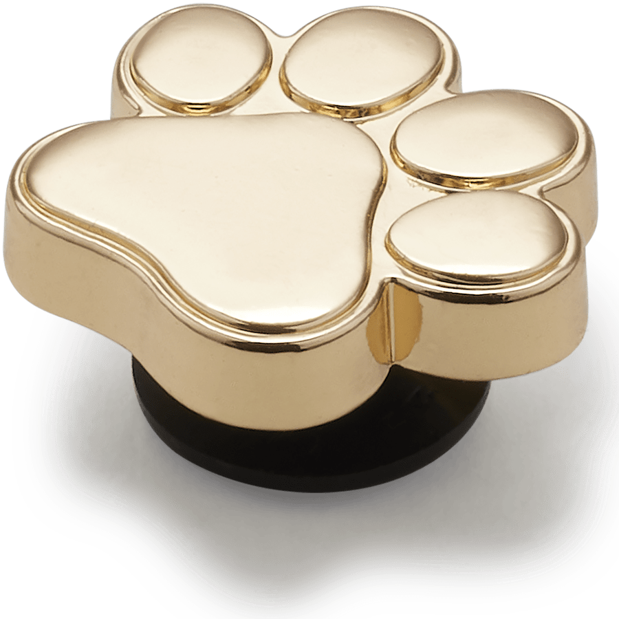 Crocs Online | Gold Dog Paw Jibbitz™ charms
