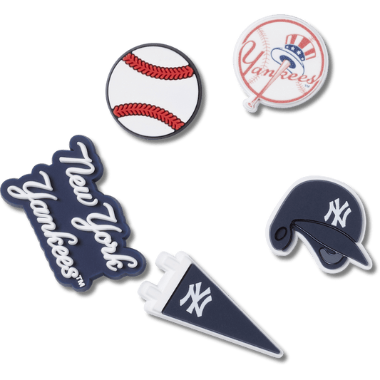 Crocs US | MLB New York Yankees 5 Pack Jibbitz™ charms