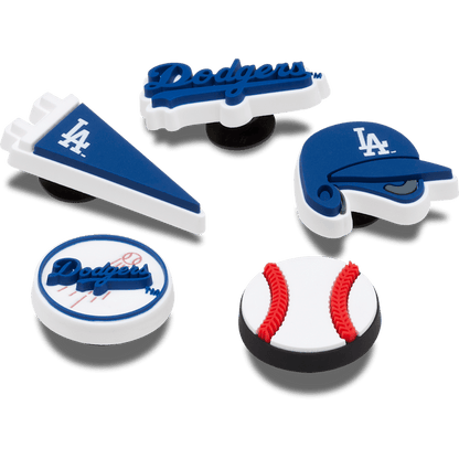 Crocs - MLB Los Angeles Dodgers 5pck Jibbitz™ charms Women|Men|Kids|Jibbitz™ Charms