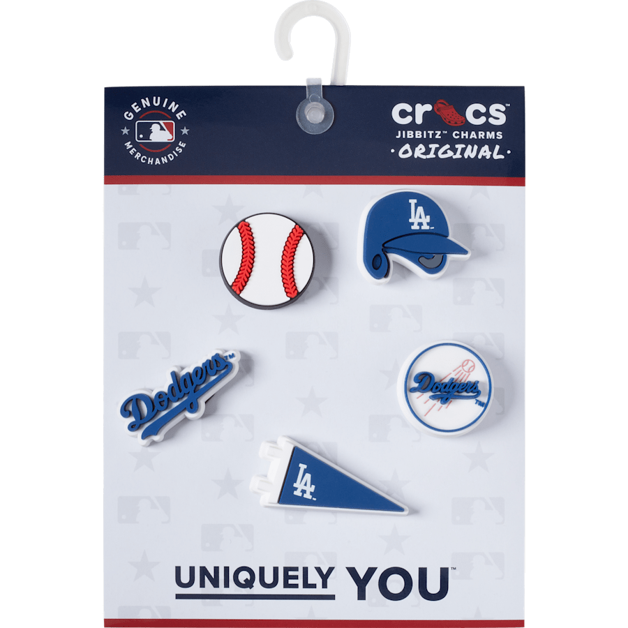 Crocs New | MLB Los Angeles Dodgers 5pck Jibbitz™ charms