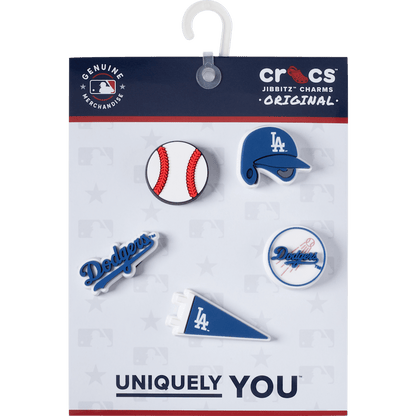 Crocs - MLB Los Angeles Dodgers 5pck Jibbitz™ charms Women|Men|Kids|Jibbitz™ Charms