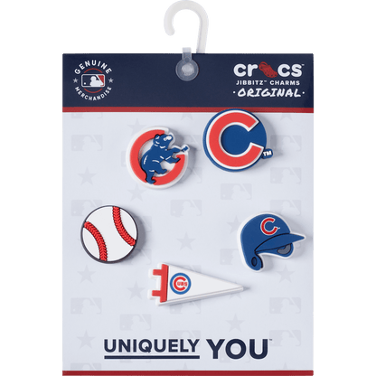 Crocs - MLB Chicago Cubs 5pck Jibbitz™ charms Women|Men|Kids|Jibbitz™ Charms