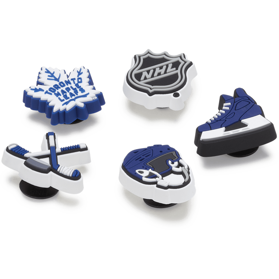 Crocs Outlet | NHL® Toronto Maple Leafs® 5 Pack Jibbitz™ charms