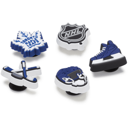 Crocs - NHL® Toronto Maple Leafs® 5 Pack Jibbitz™ charms Women|Men|Jibbitz™ Charms