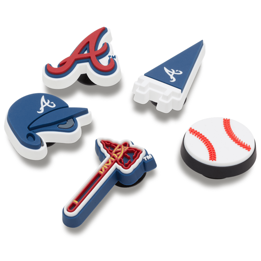 Crocs Sale | MLB Atlanta Braves 5 Pack Jibbitz™ charms