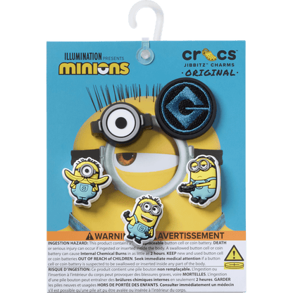 Crocs - Minions 5 Pack Jibbitz™ charms Women|Men|Kids|Jibbitz™ Charms
