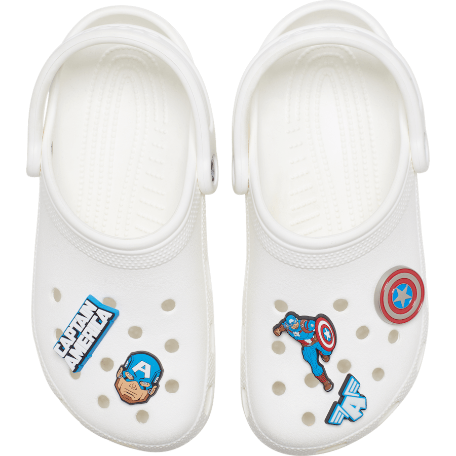 Crocs New | Captain America 5 Pack Jibbitz™ charms