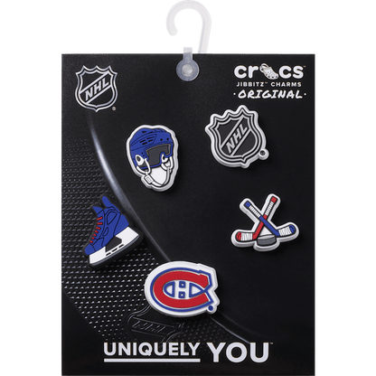 Crocs - NHL® Montreal Canadiens® 5 Pack Jibbitz™ charms Women|Men|Jibbitz™ Charms