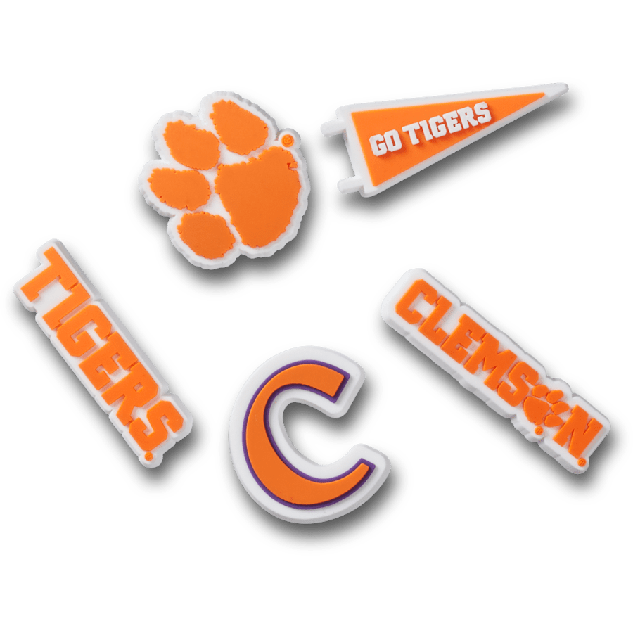 Crocs On sale | Clemson Univ 5 Pack Jibbitz™ charms