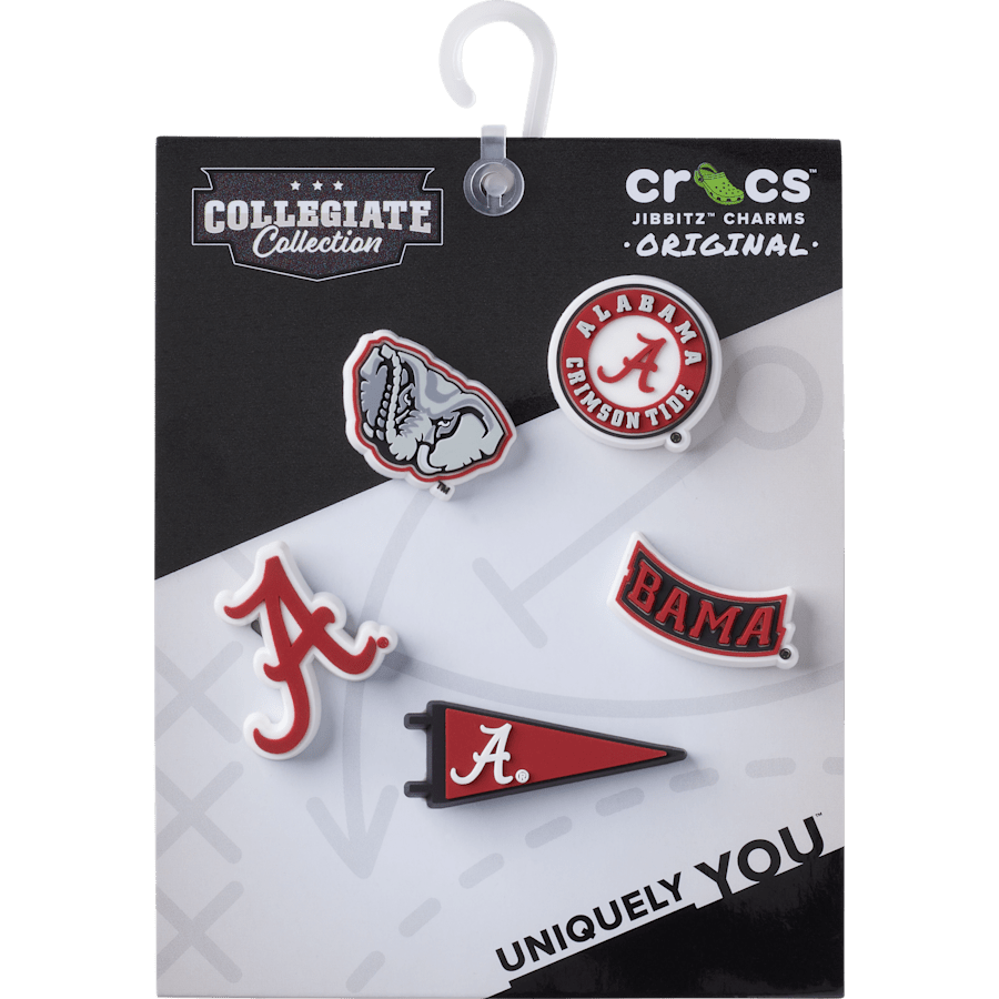 Crocs Online | University of Alabama 5 Pack Jibbitz™ charms