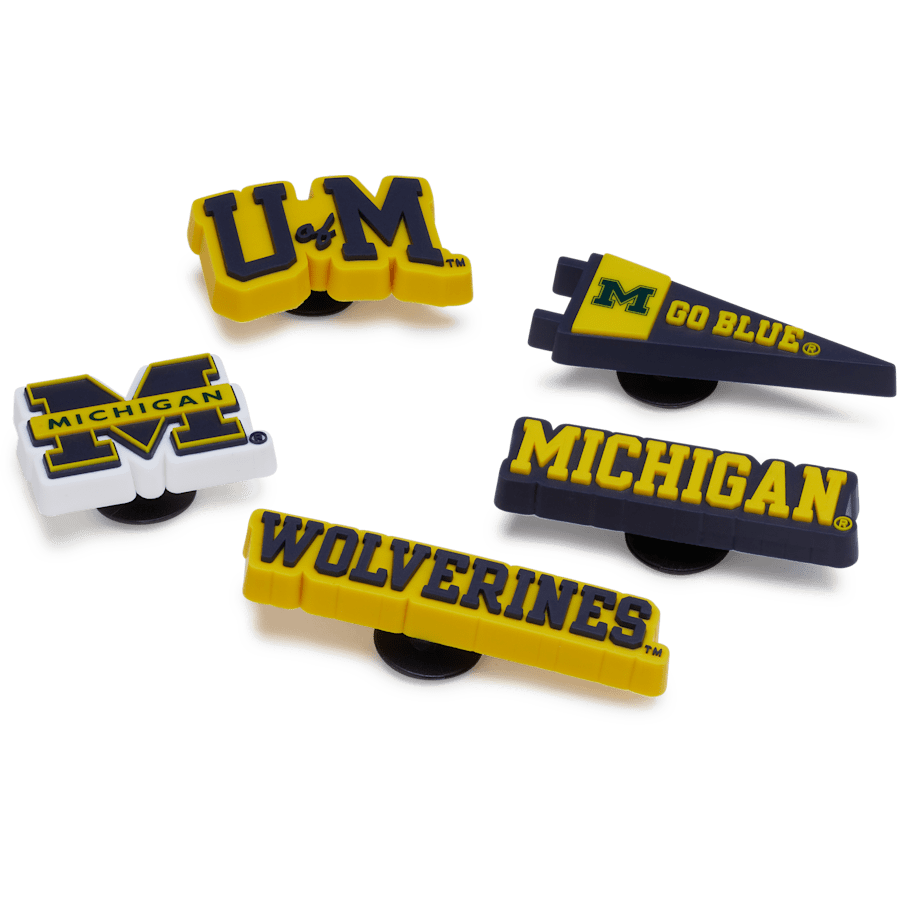 Crocs Outlet | University of Michigan 5 Pack Jibbitz™ charms