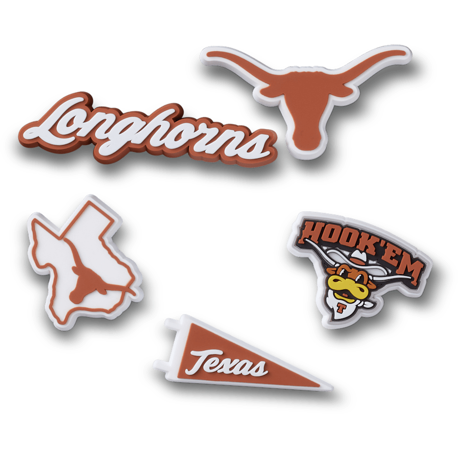 Crocs New | University of Texas 5 Pack Jibbitz™ charms