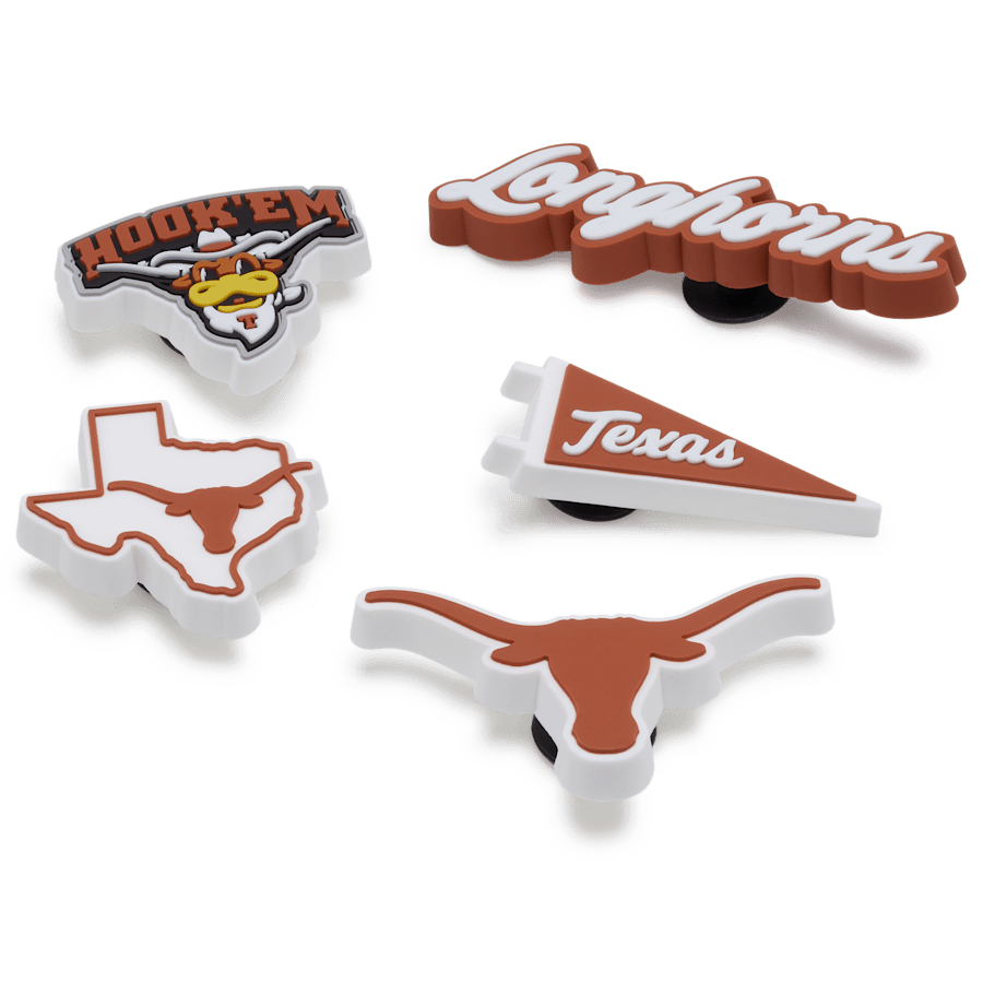 Crocs New | University of Texas 5 Pack Jibbitz™ charms