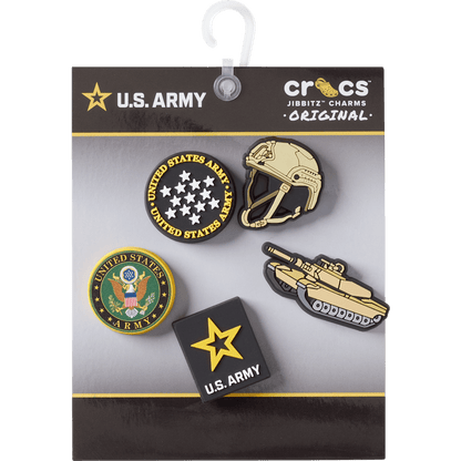 Crocs - US Army 5 Pack 2 Jibbitz™ charms Women|Men|Kids|Jibbitz™ Charms