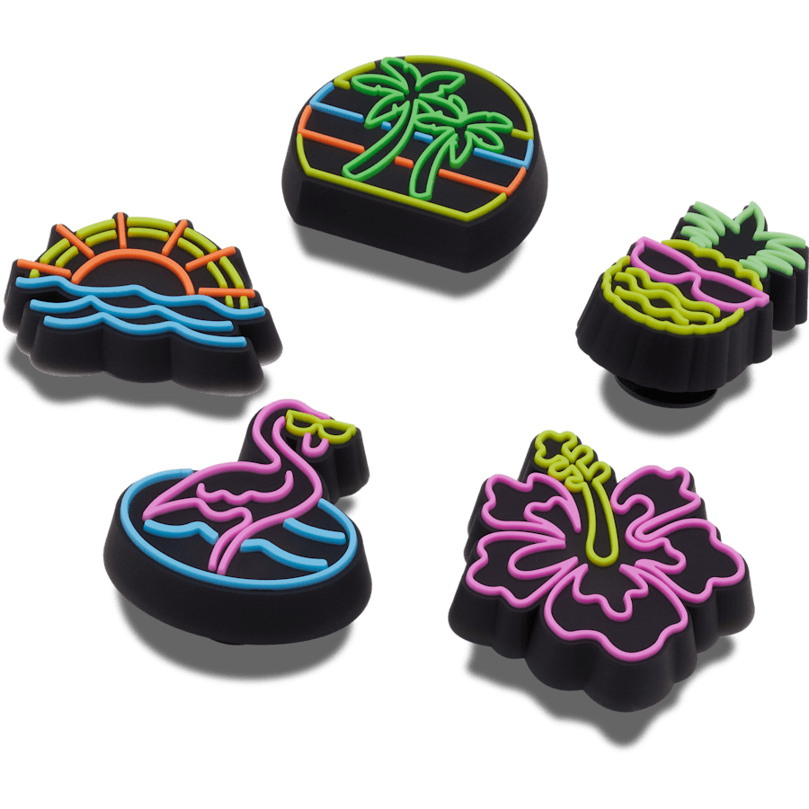 Crocs | Lights Up Neon 5 Pack Jibbitz™ charms