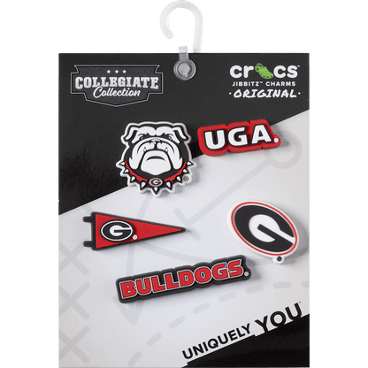 Crocs - University of Georgia 5 Pack Jibbitz™ charms Women|Men|Kids|Jibbitz™ Charms