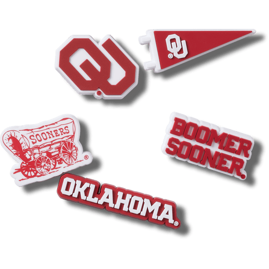 Crocs New | Univ of Oklahoma 5 Pack Jibbitz™ charms