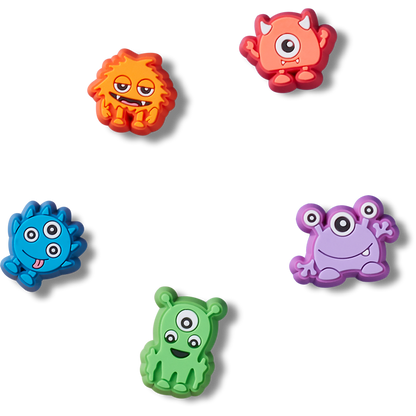 Crocs - Tiny Monster 5 Pack  Jibbitz™ charms Women|Men|Kids|Jibbitz™ Charms