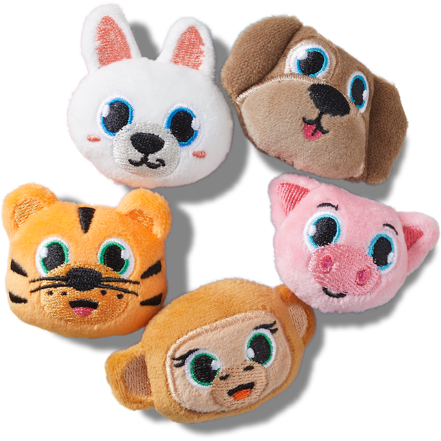 Crocs Sale | Fuzzy Animal 5 Pack Jibbitz™ charms