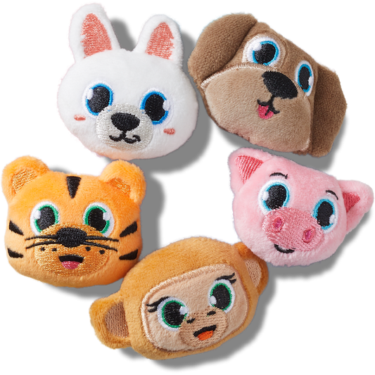 Crocs Sale | Fuzzy Animal 5 Pack Jibbitz™ charms