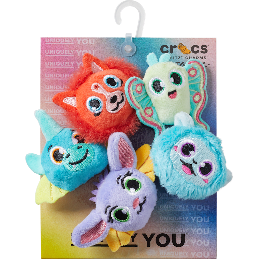 Crocs Online | Fuzzy Fantasy Animals 5 Pack Jibbitz™ charms