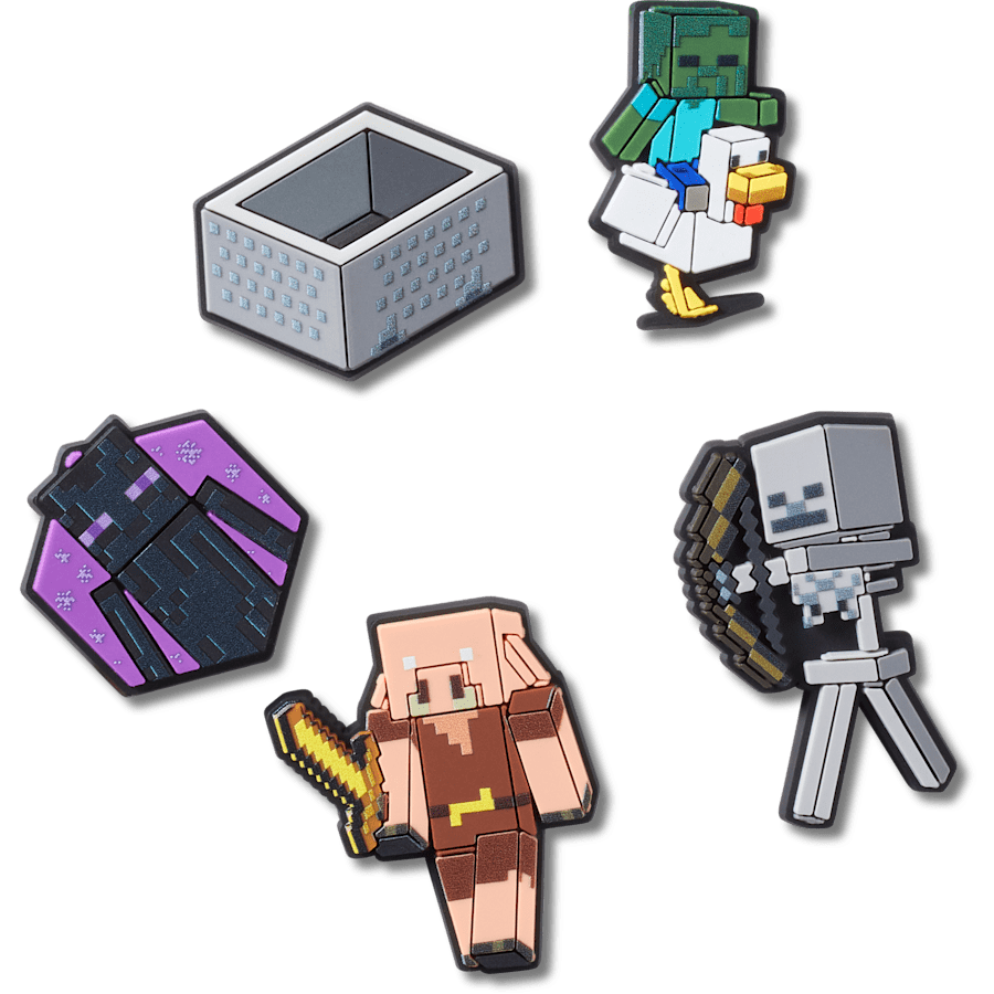 Crocs Online | Minecraft 5 Pack Jibbitz™ charms