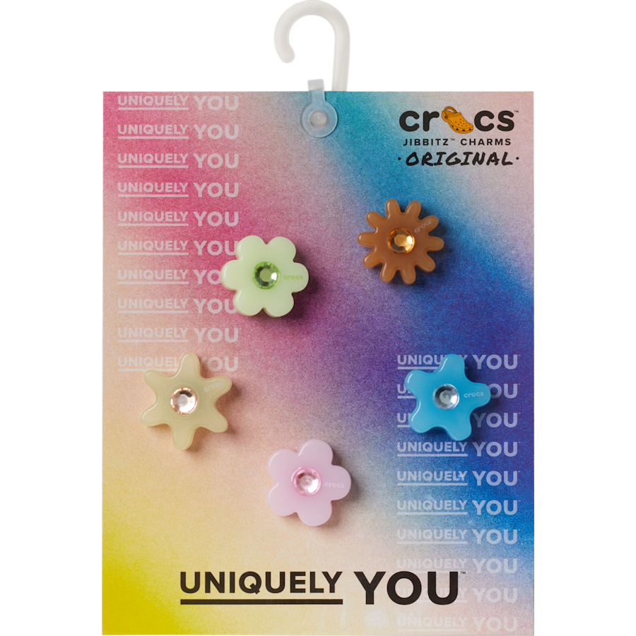 Crocs For Sale | Enlighten Flower 5 Pack Jibbitz™ charms