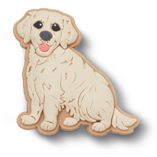 Crocs Outlet | b'Golden Retriever Puppy Jibbitz Shoe Charm'