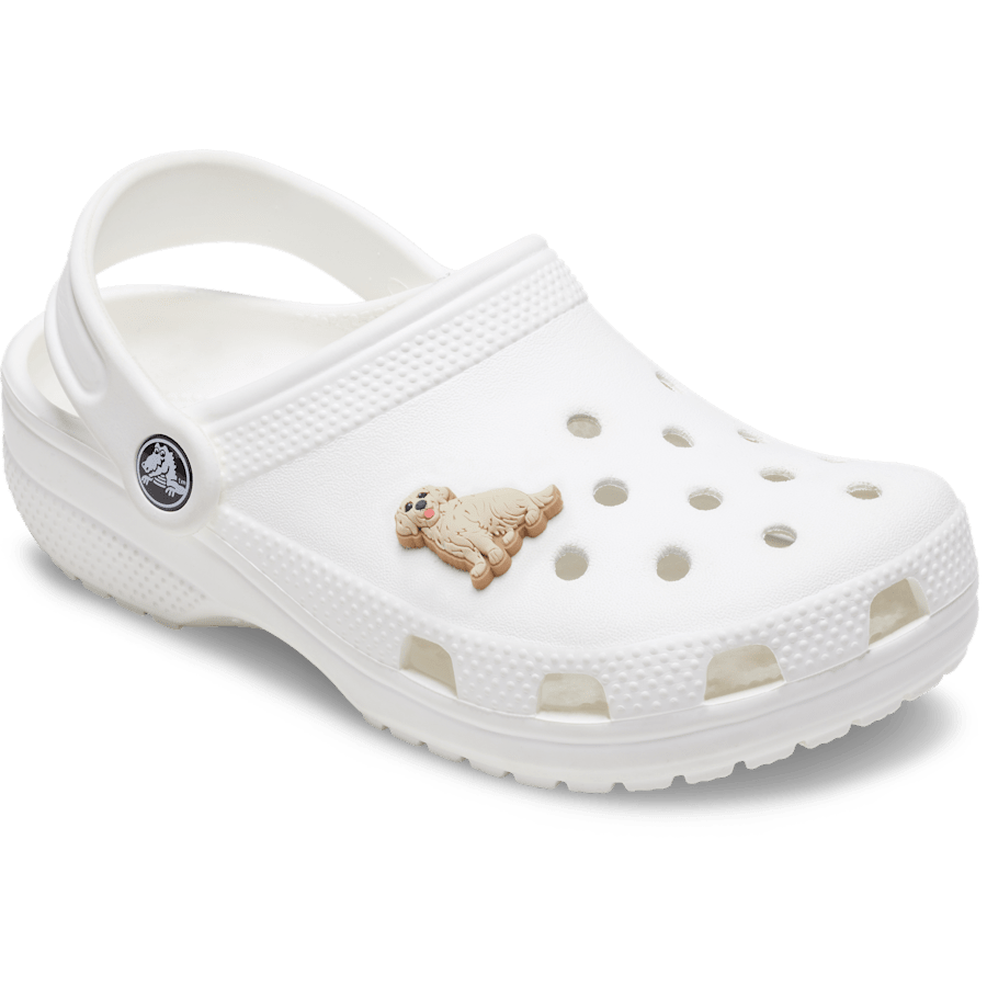 Crocs Outlet | b'Golden Retriever Puppy Jibbitz Shoe Charm'