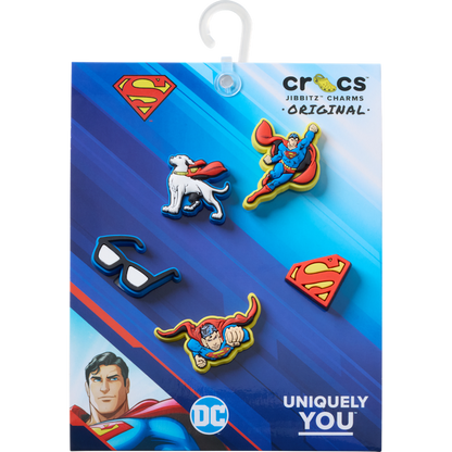Crocs - Superman 5 Pck Jibbitz™ charms Women|Men|Kids|Jibbitz™ Charms