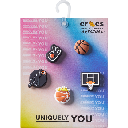 Crocs - Basketball Team 5 Pack Jibbitz™ charms Women|Men|Jibbitz™ Charms