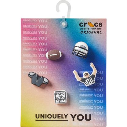 Crocs - Football Team 5 Pack Jibbitz™ charms Women|Men|Jibbitz™ Charms