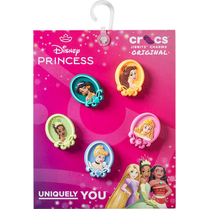 Crocs - Disney Princess 5 Pack Jibbitz™ charms Women|Men|Kids|Jibbitz™ Charms